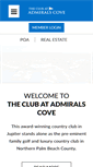 Mobile Screenshot of membersite.admiralscove.net